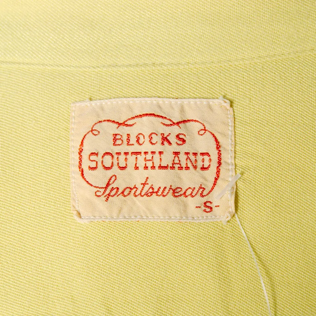 1950s LS Chartreuse Shirt