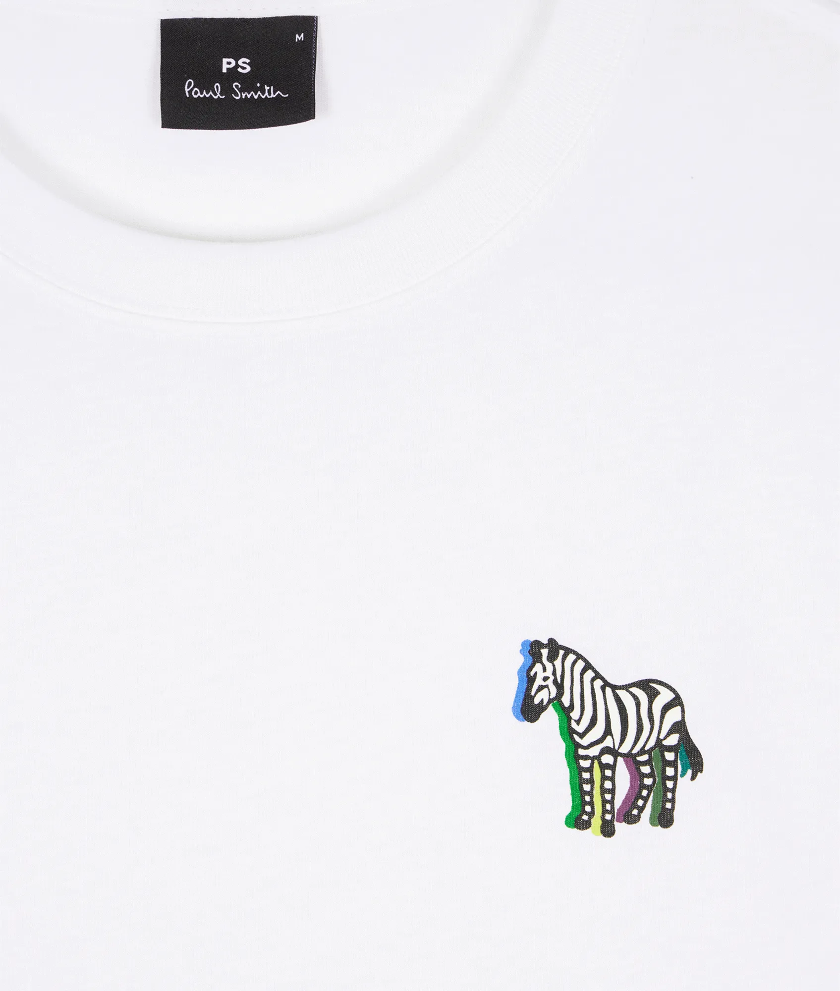 3D Zebra Print T-Shirt - White