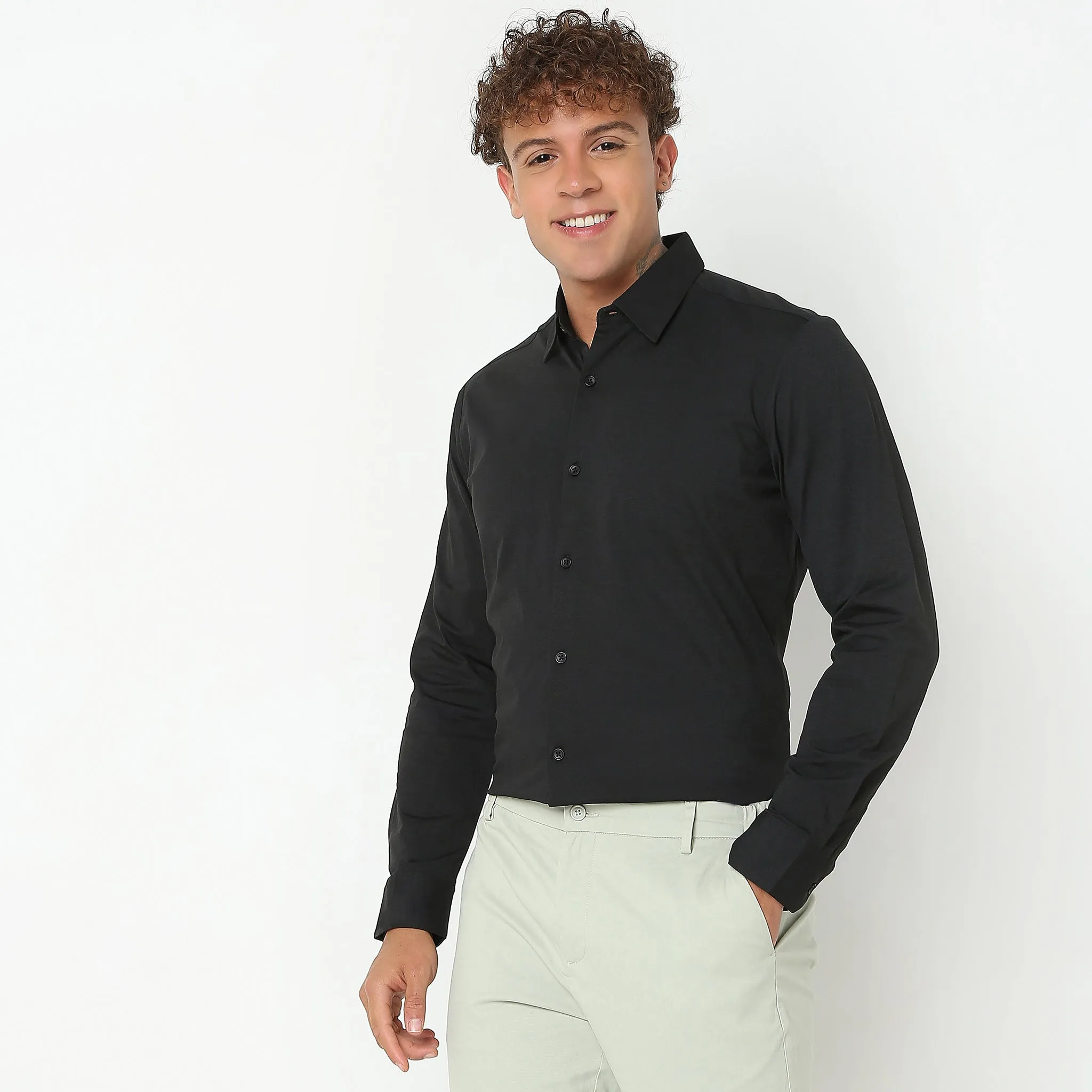 4-Way Ultra Stretch Slim Fit Travelator Shirt