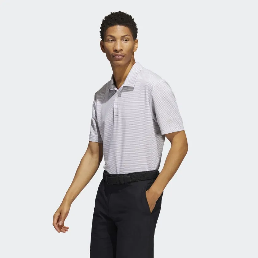 Adidas Ottoman Stripe Golf Polo Shirt