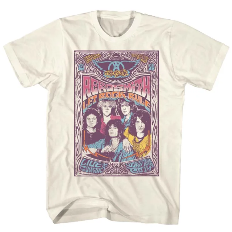 Aerosmith Poster Short Sleeve T-Shirt