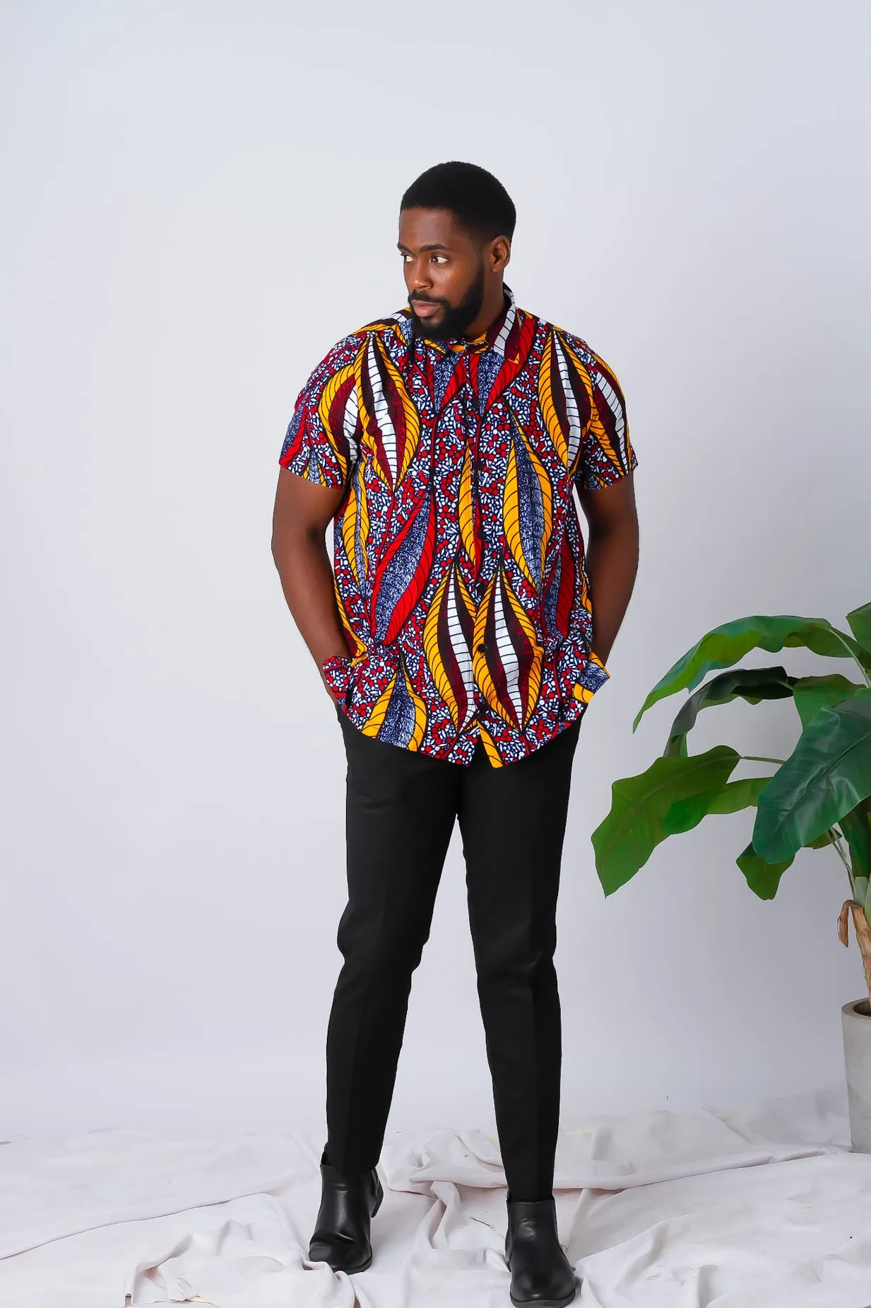 African Print Shirt for Men - Dele