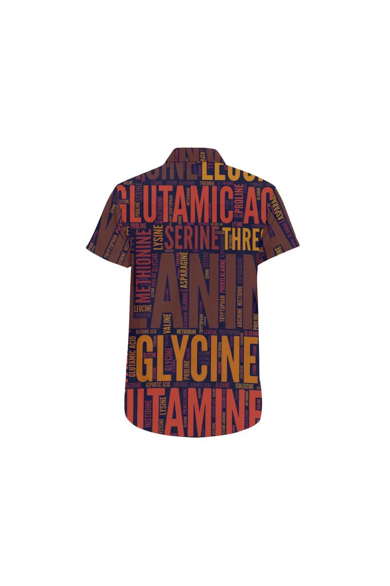 Amino Acid Motif Men'S Short Sleeve Shirt