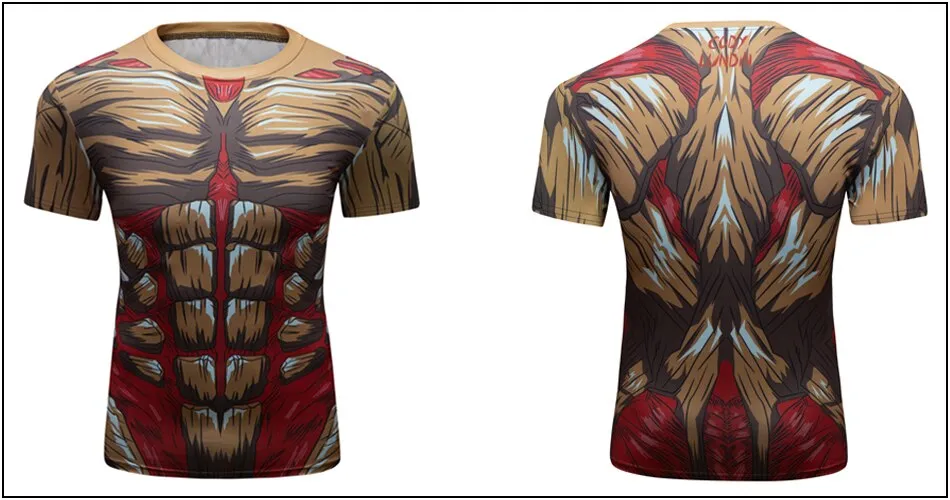 Attack on Titan 'Armored Titan' Elite Short Sleeve Rashguard