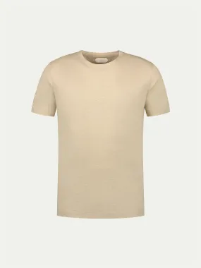 Beige Linen City T-shirt