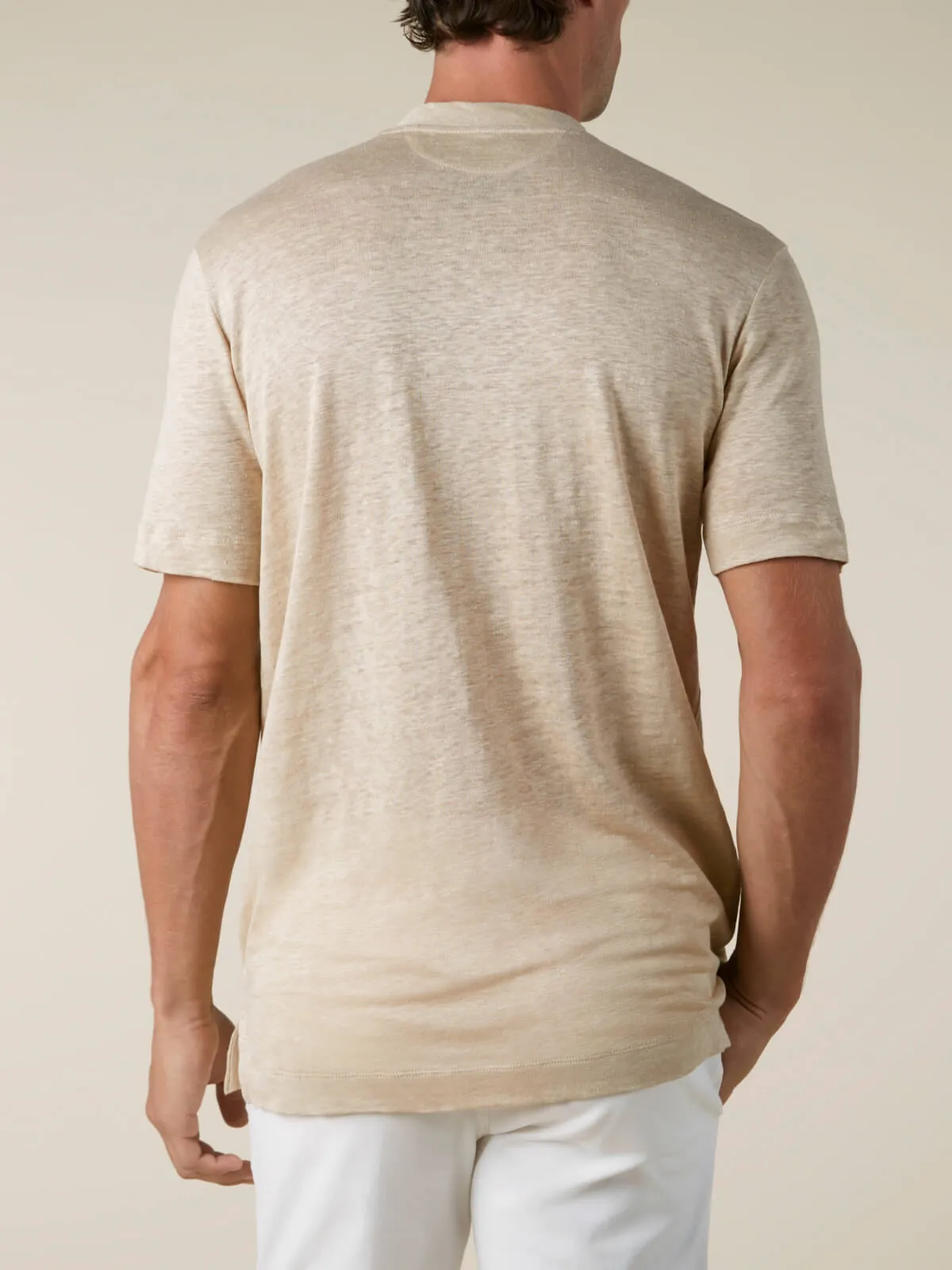 Beige Linen City T-shirt