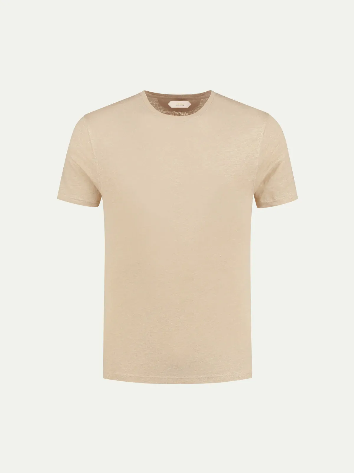 Beige Linen T-shirt