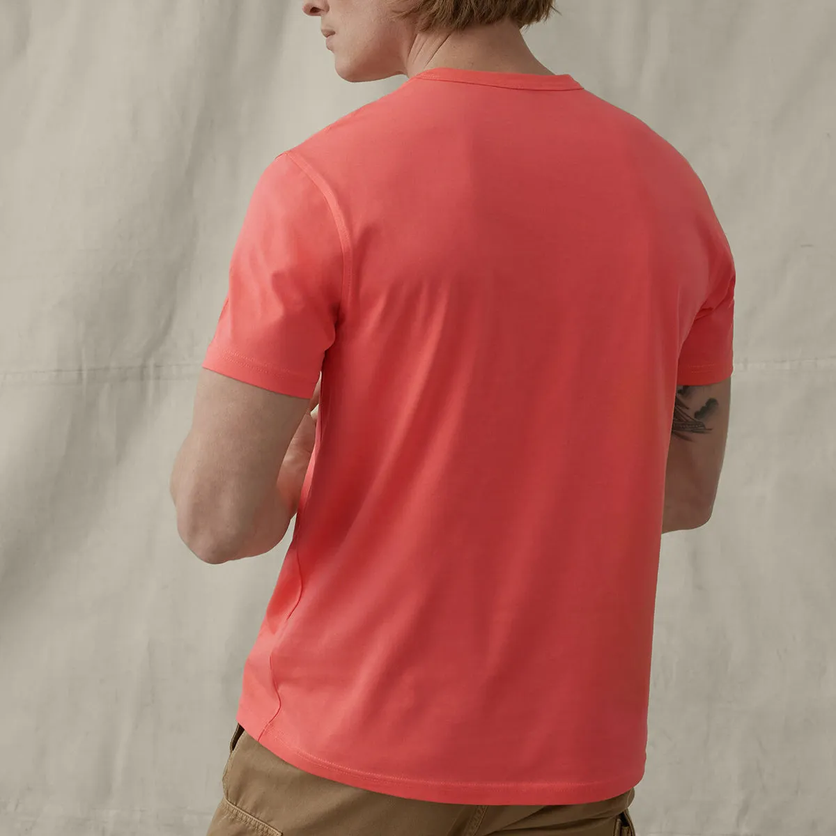 Belstaff - Short Sleeved T-Shirt in Flare Pink