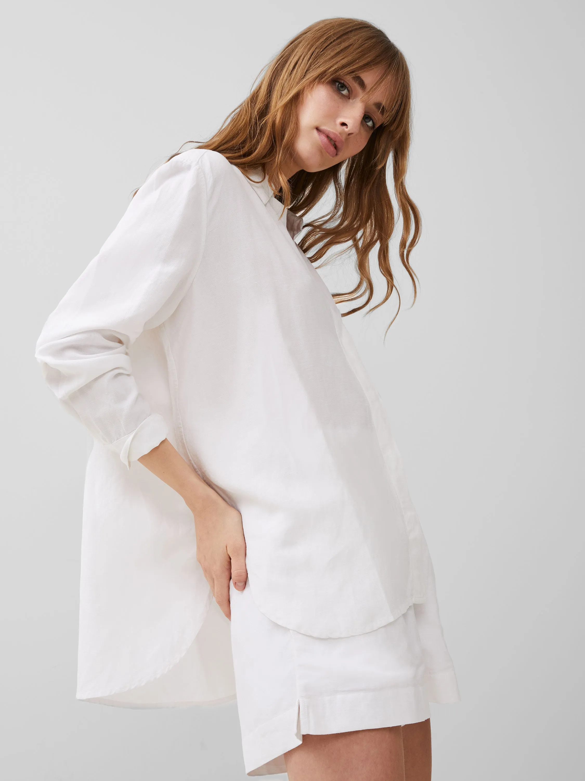 Birdie Linen Boyfriend Shirt