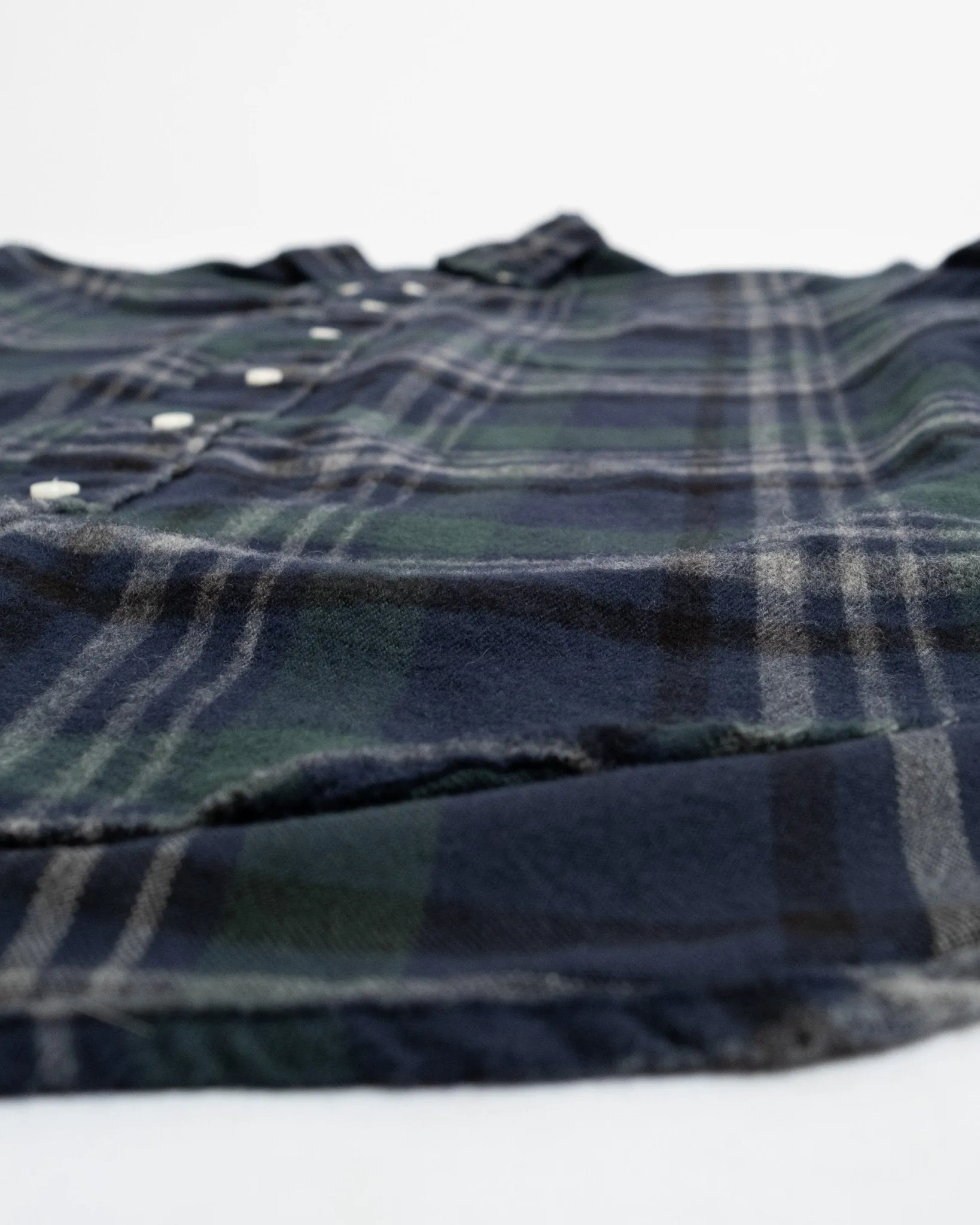 Blackwatch Melange Shaggy Flannel