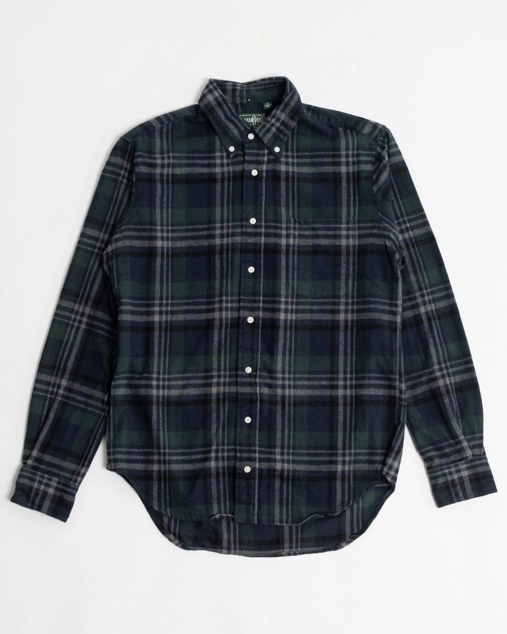 Blackwatch Melange Shaggy Flannel