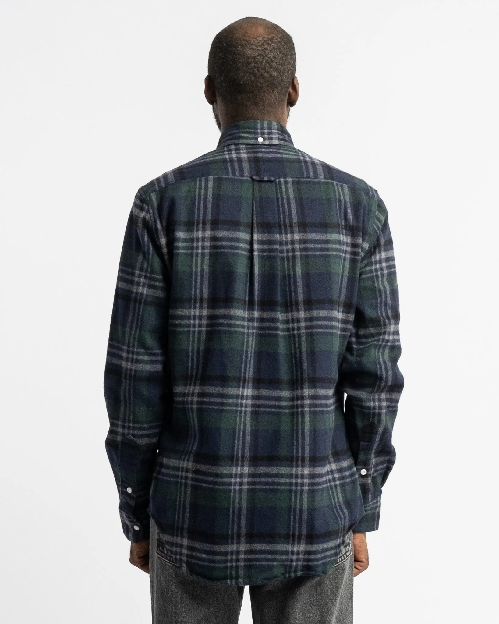 Blackwatch Melange Shaggy Flannel