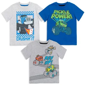 Blaze and the Monster Machines 3 Pack T-Shirts