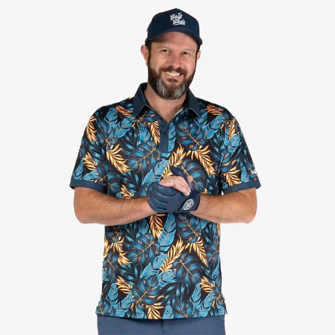 Blue Lagoon Cool Tech Performance Golf Polo