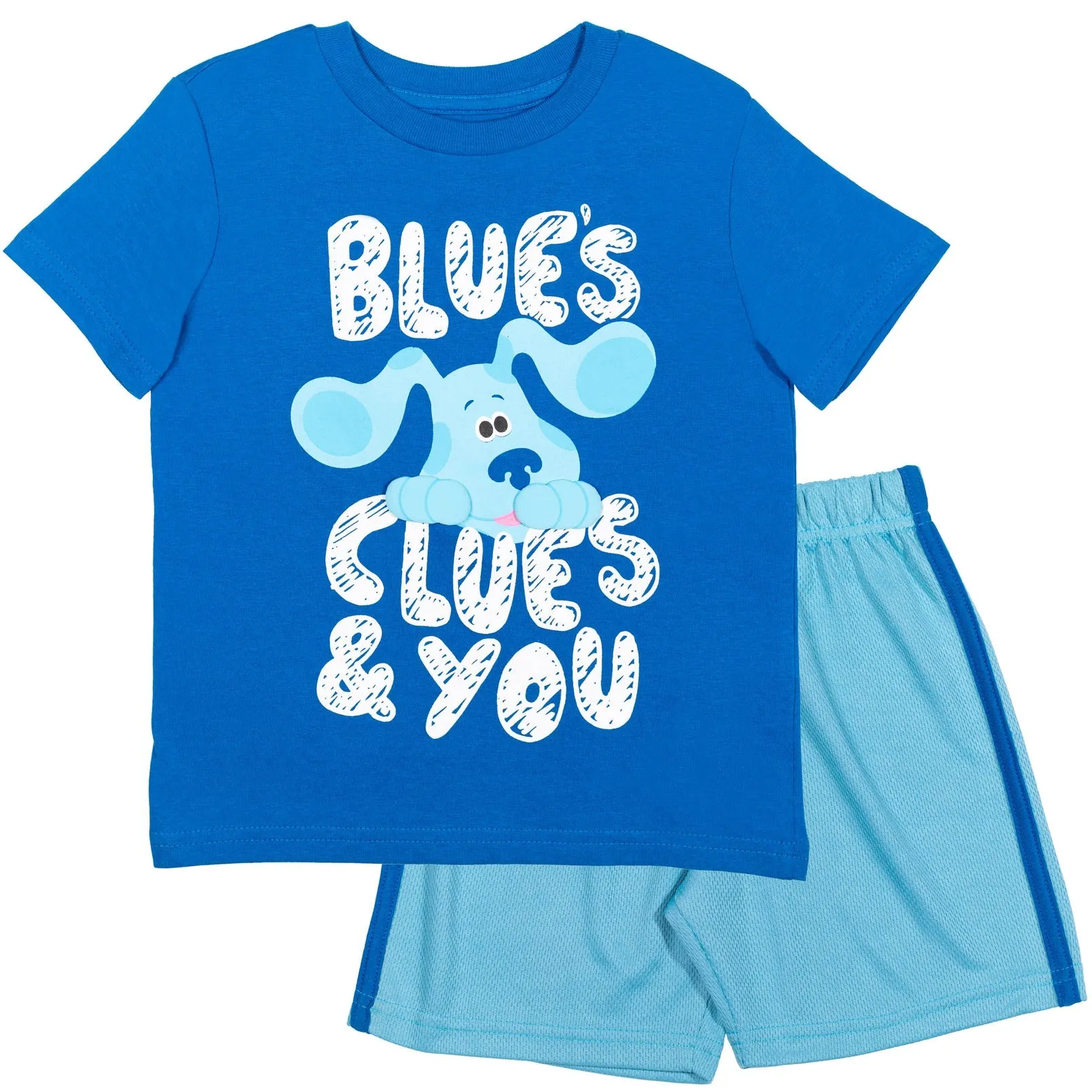 Blue's Clues & You! T-Shirt and Mesh Shorts Outfit Set