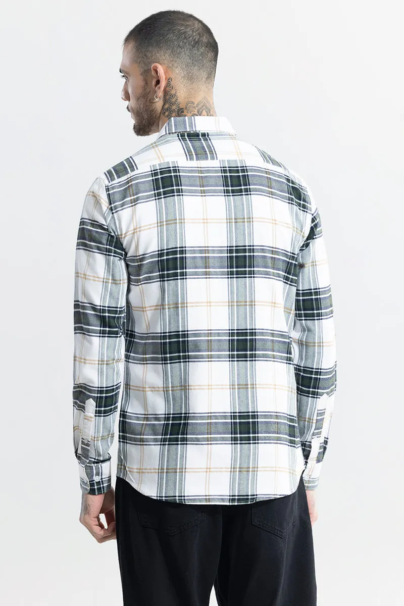 Boldsquare White Checks Shirt