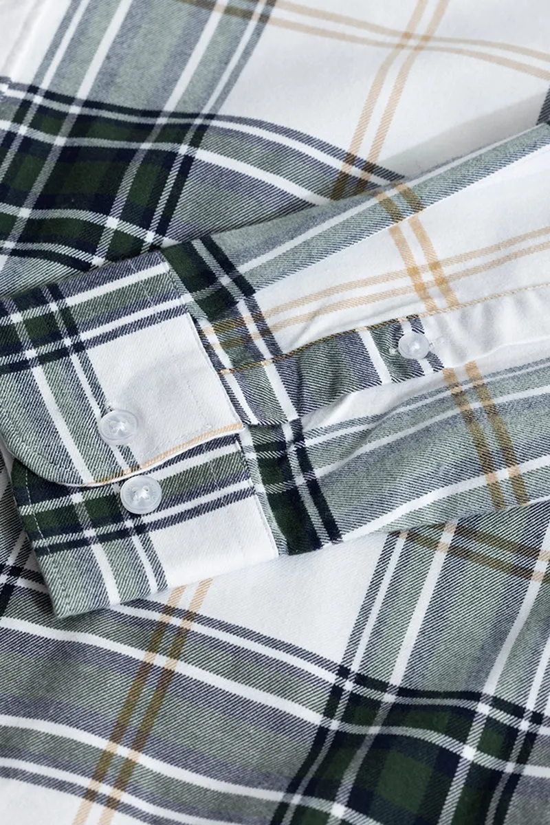 Boldsquare White Checks Shirt