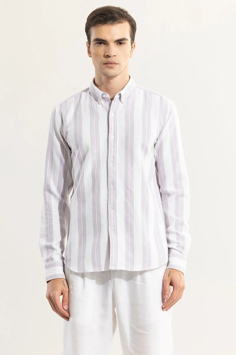 Breezy Lavender Stripes Shirt