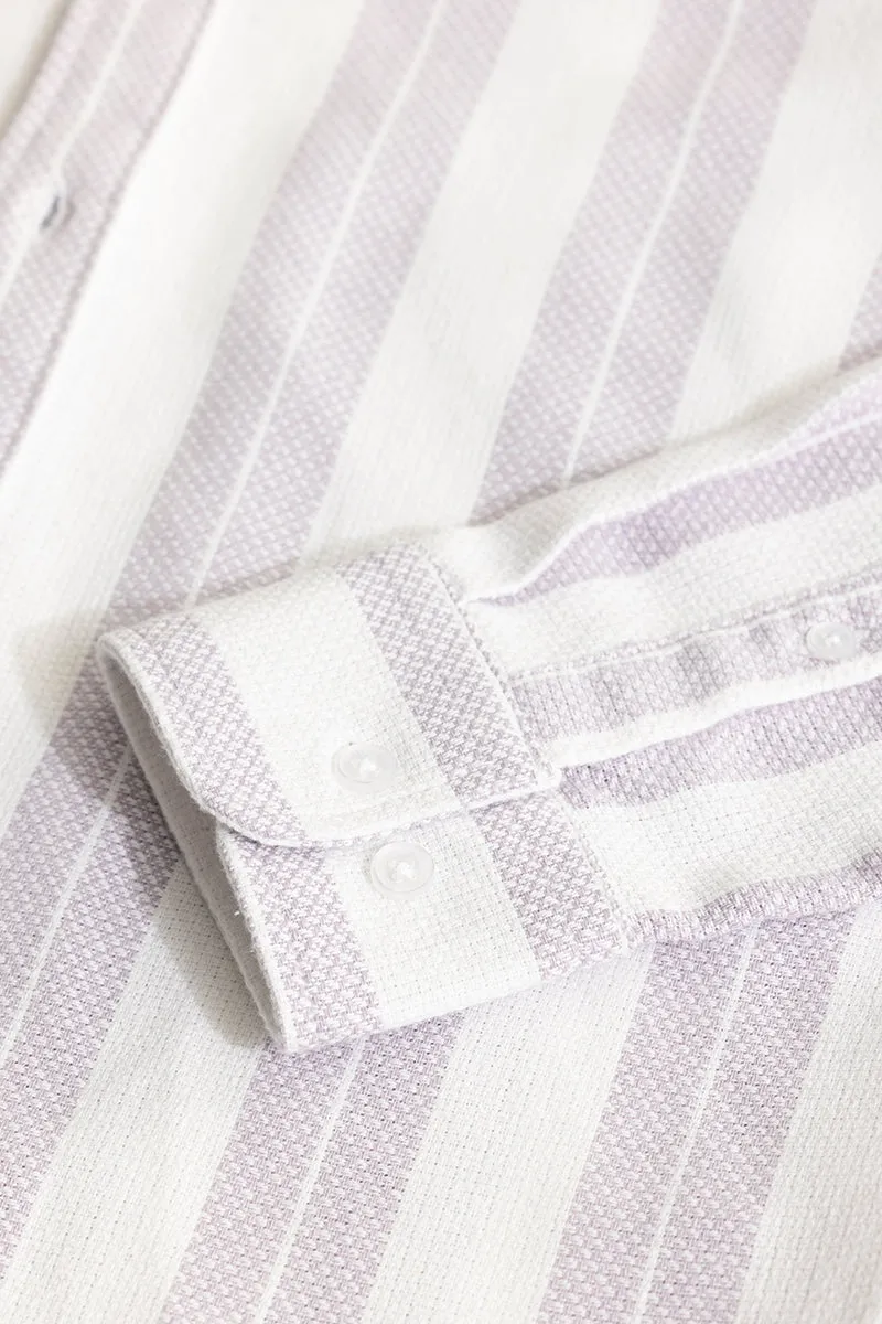 Breezy Lavender Stripes Shirt