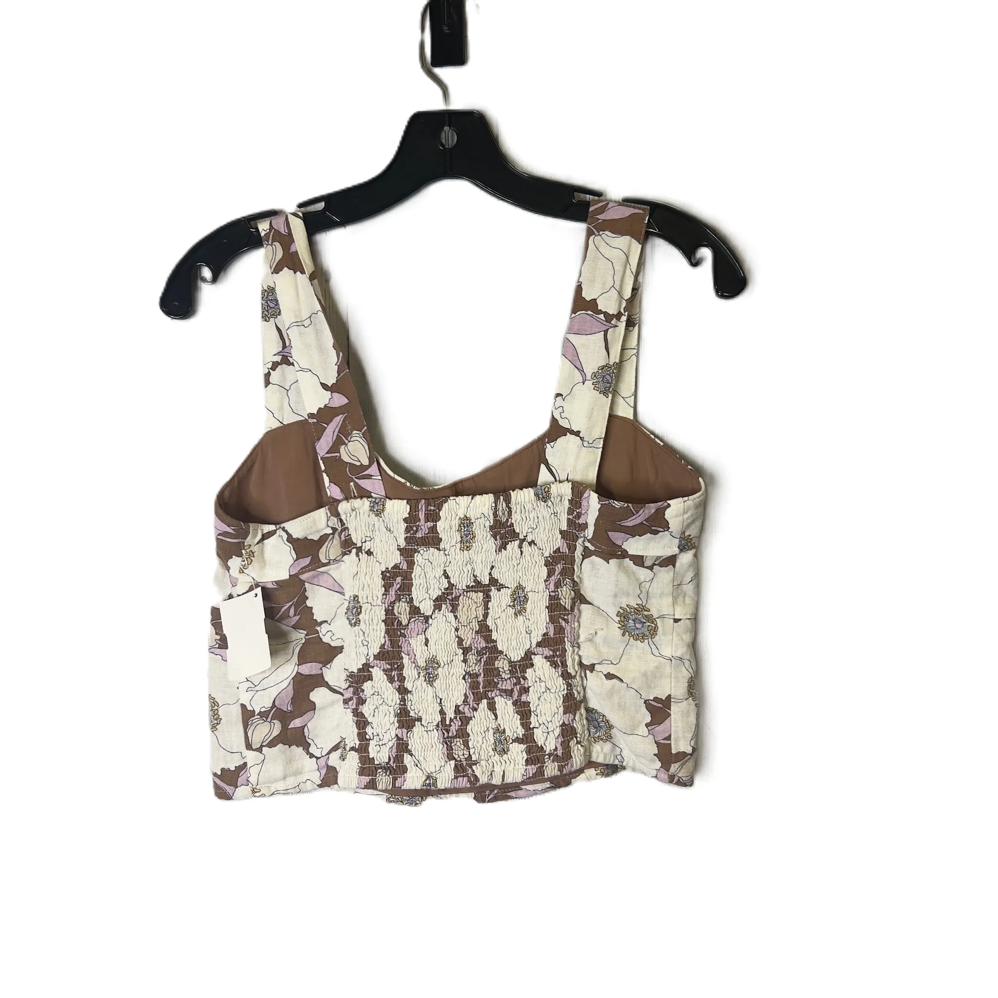 Brown Top Sleeveless By Abercrombie And Fitch, Size: M