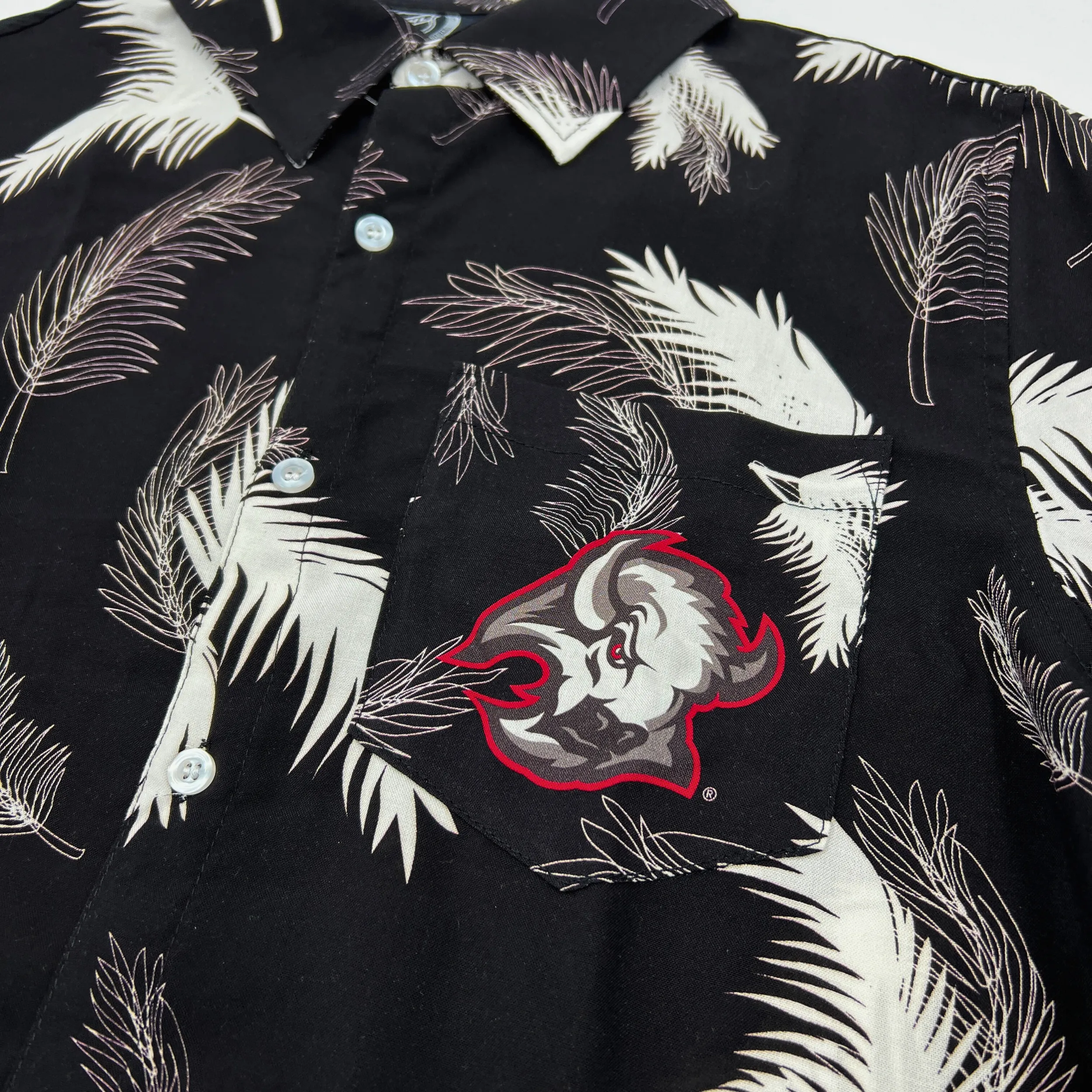 Buffalo Sabres Nightwave With Alternate Logo Floral Button Up