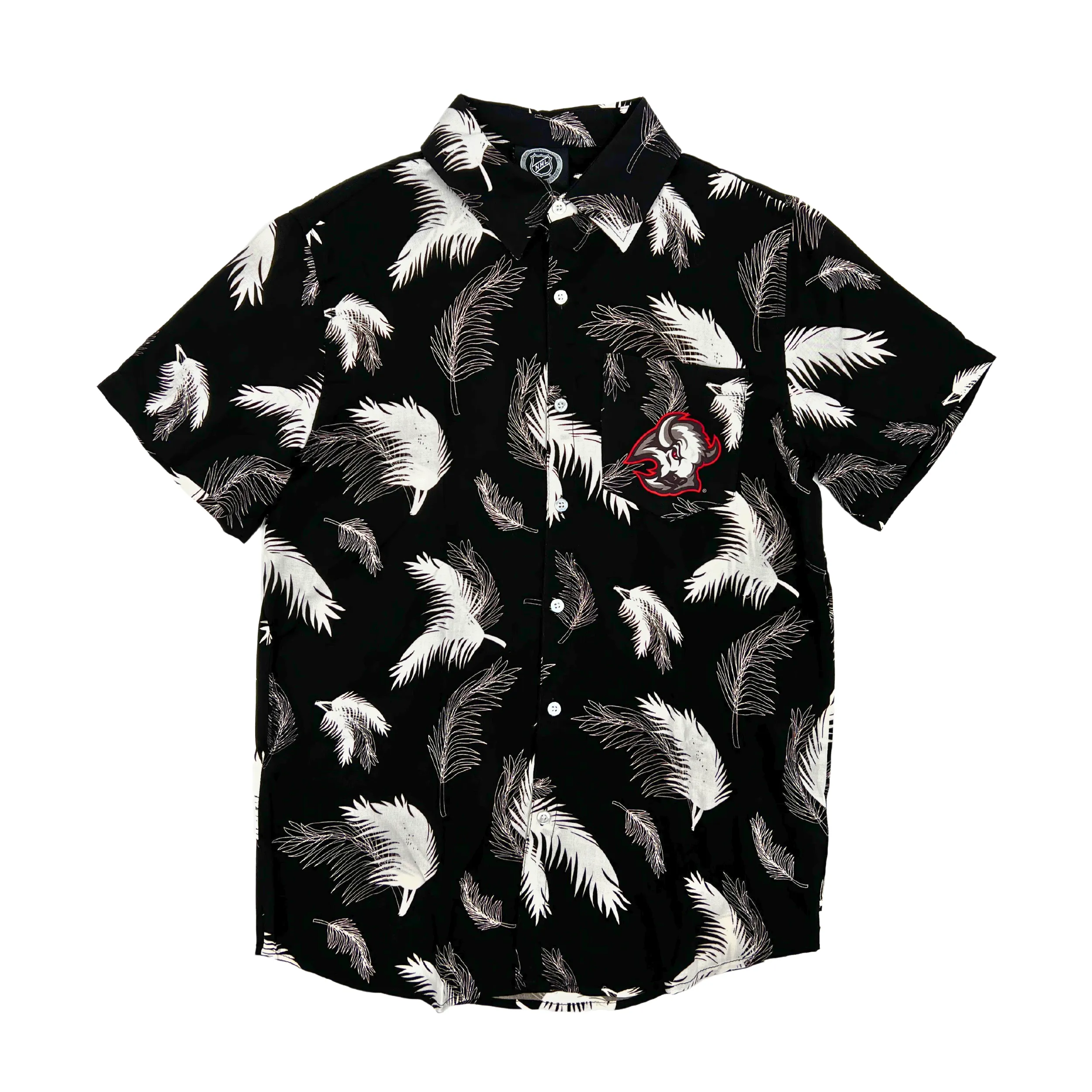 Buffalo Sabres Nightwave With Alternate Logo Floral Button Up