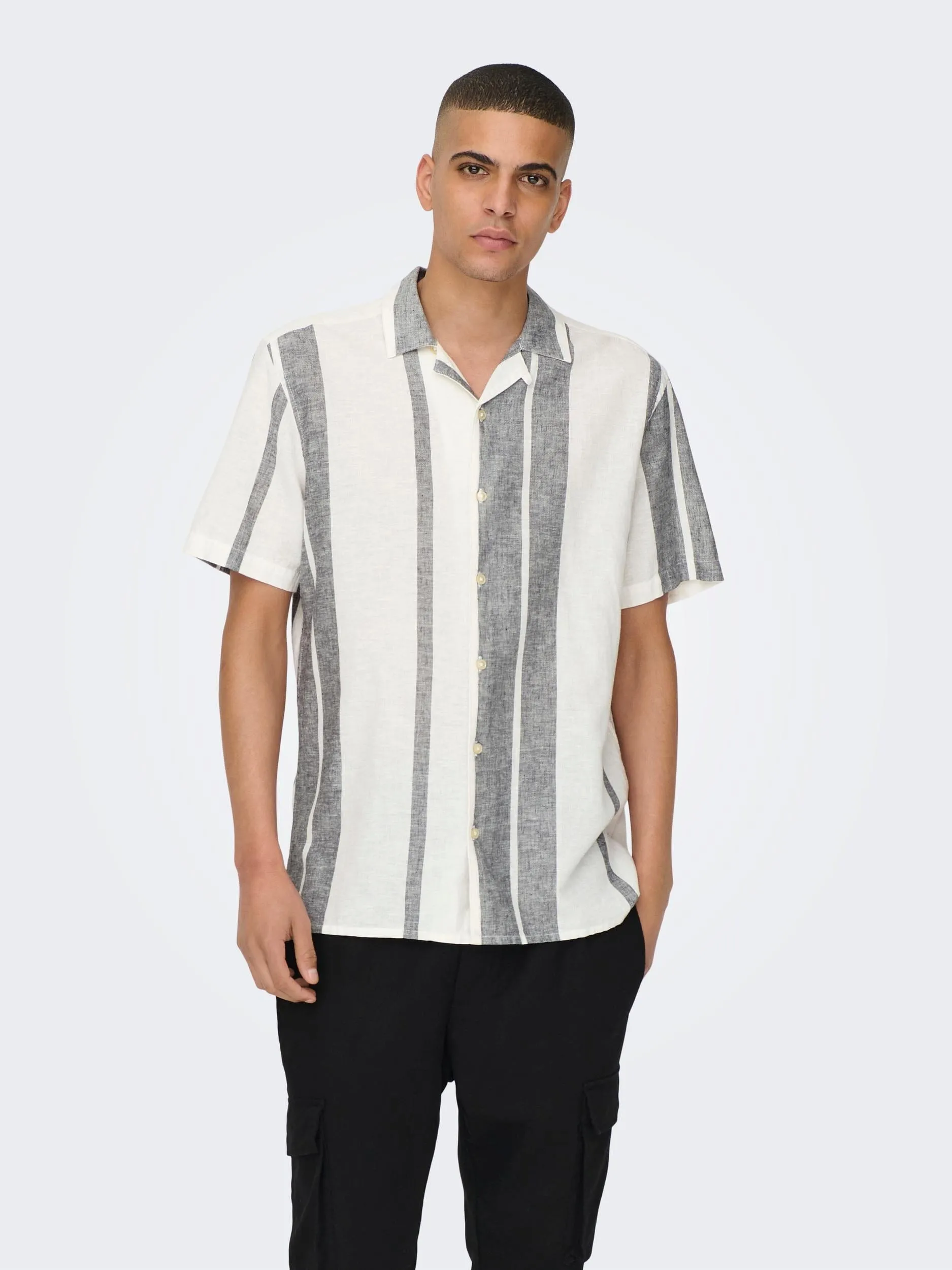 Caiden Stripe Linen Resort