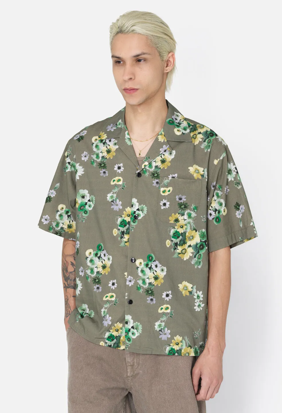 Camp Shirt / Camo Bloom