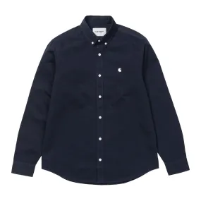 Carhartt L/S Madison Shirt - Dark Navy/Wax