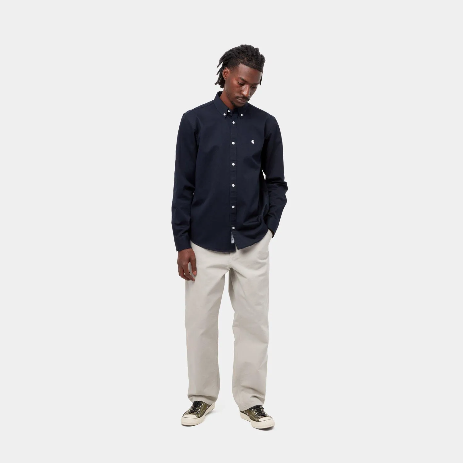 Carhartt L/S Madison Shirt - Dark Navy/Wax