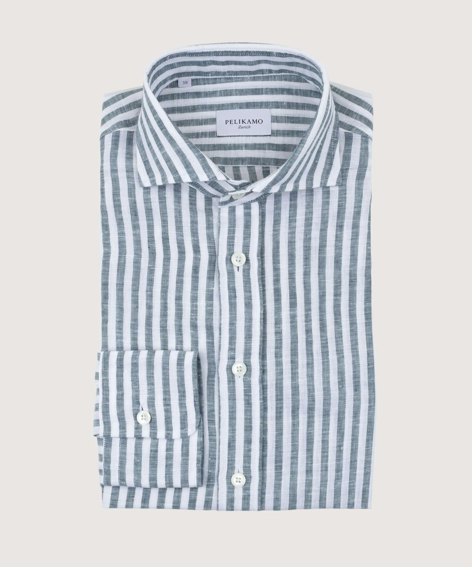 Casual Bold Striped Linen Shirt