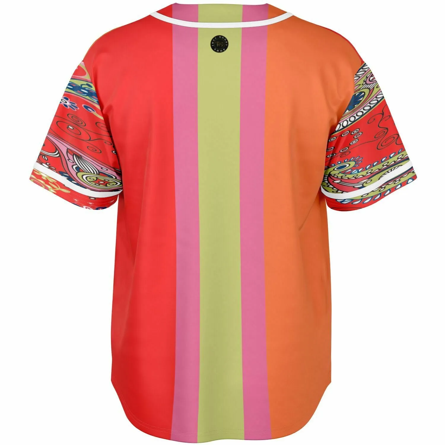 Chili Pepper Colorblock Trio Button Front Jersey