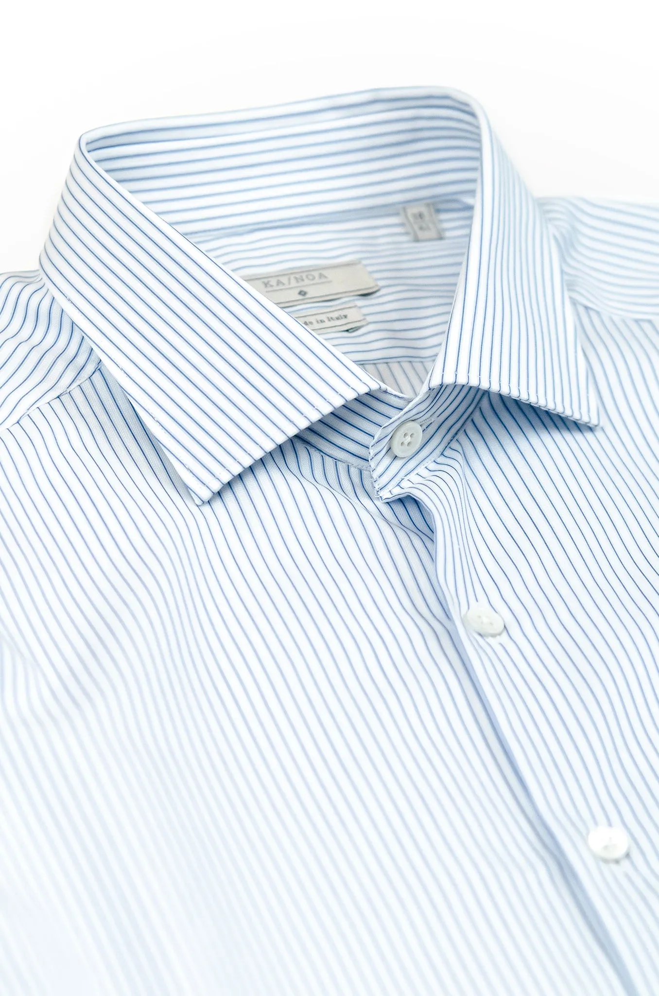 Clamenc long-sleeved shirt in stripe piquet