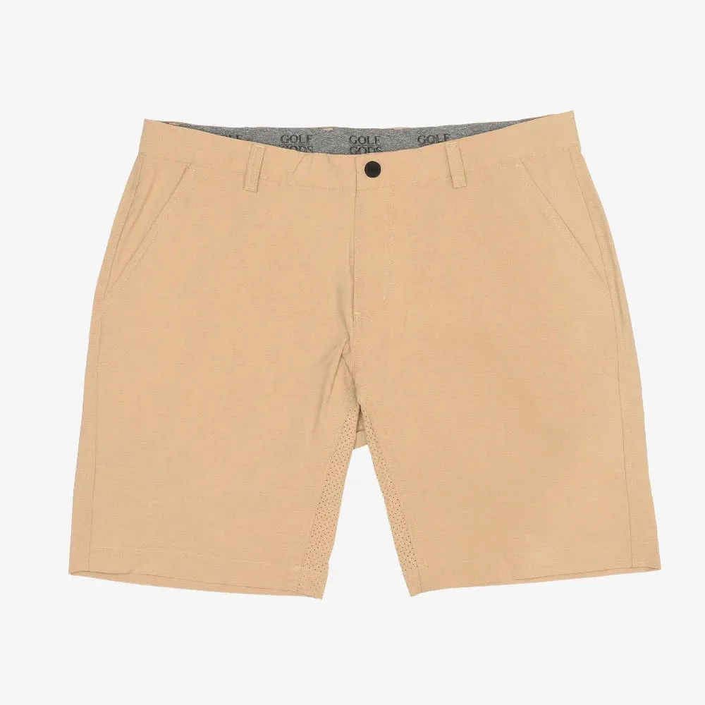 Clubhouse Golf Shorts in Tan