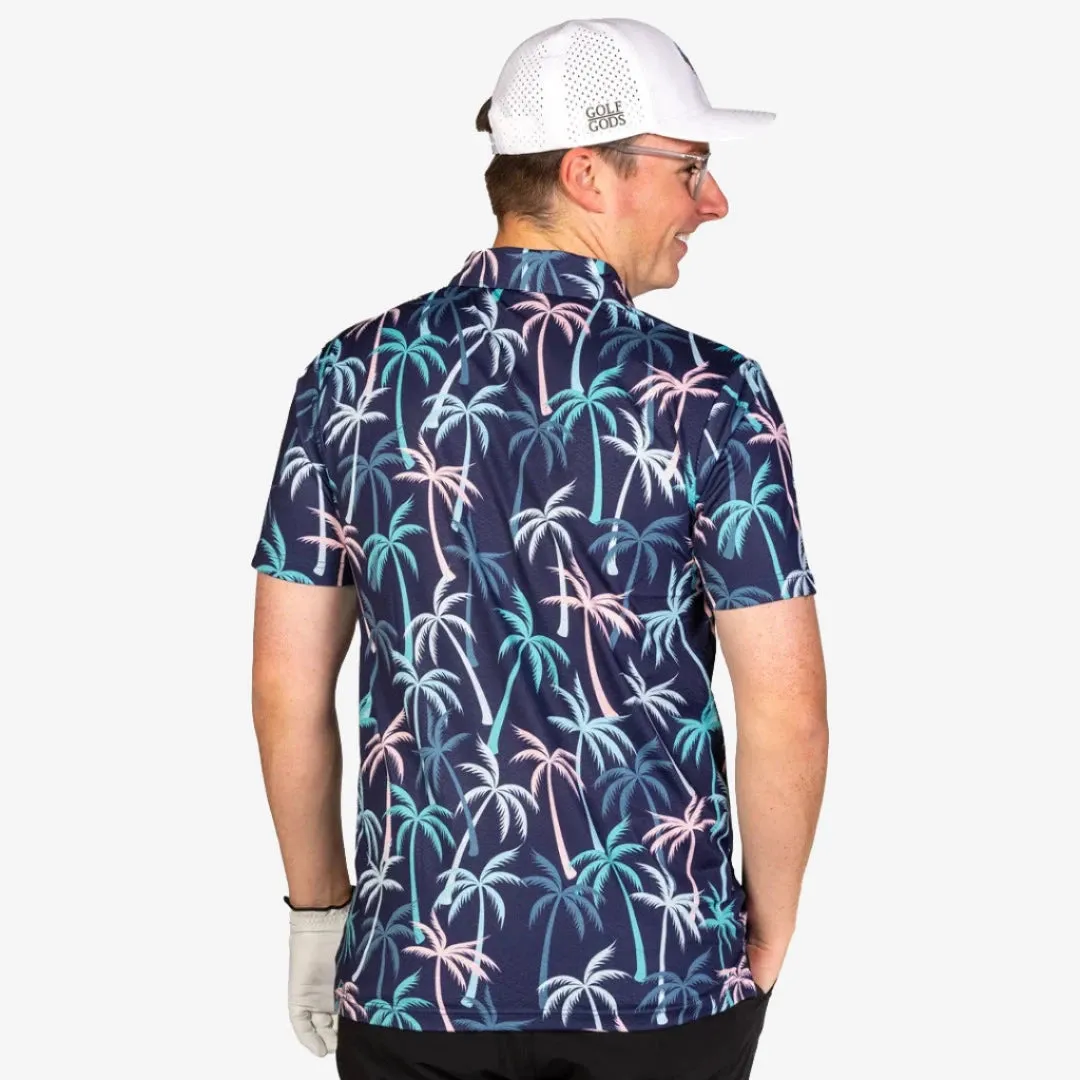 Coconut Palm Cool Tech Performance Golf Polo