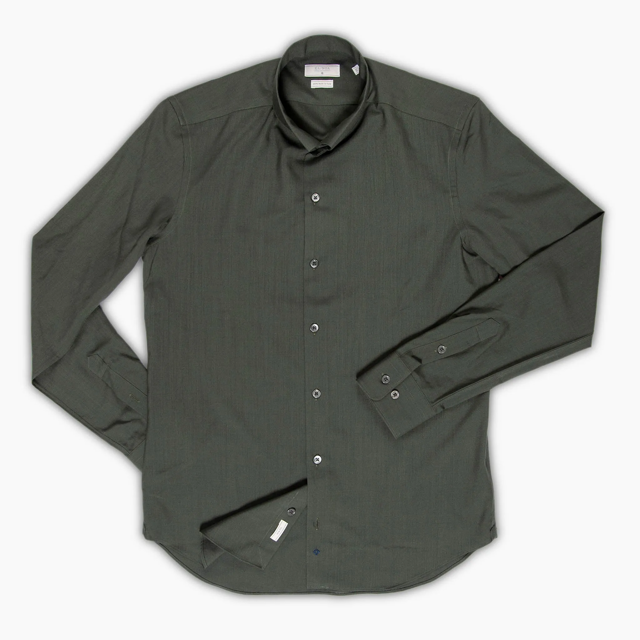 Conrad shirt twill wool (green forest)