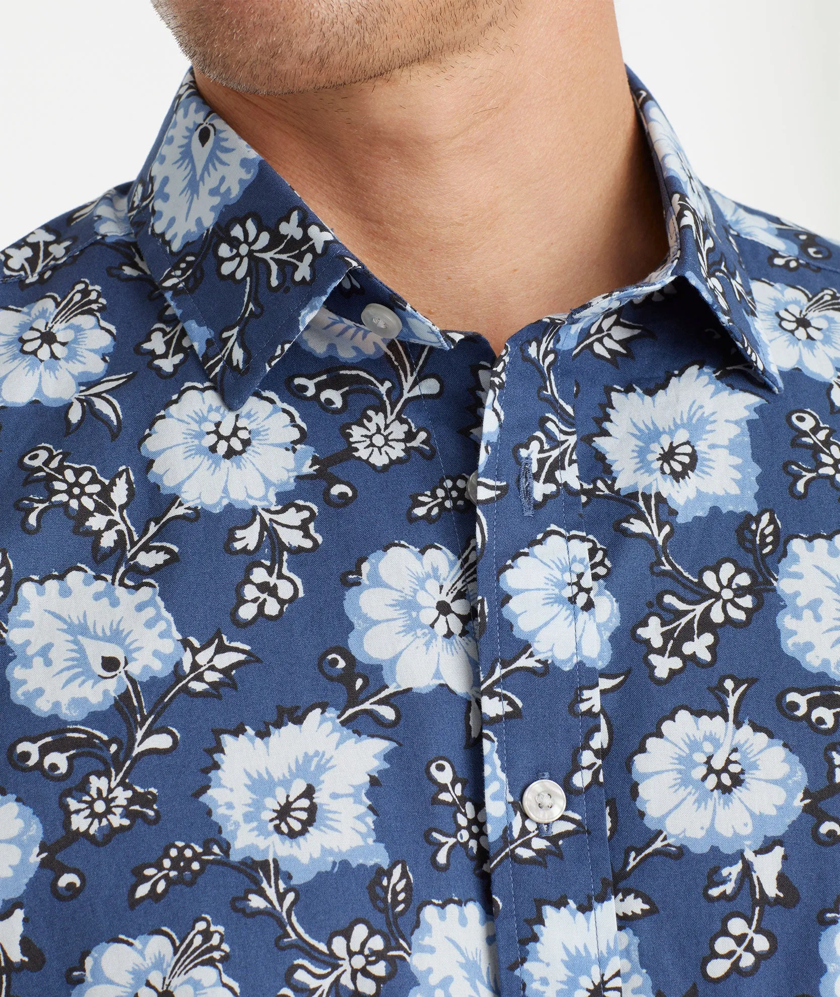 Cotton Short-Sleeve Monreale Shirt