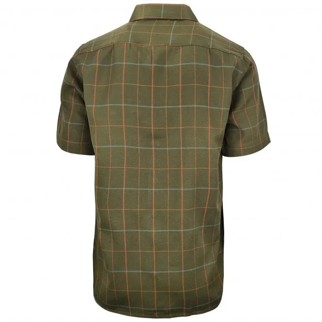 Country Classics Mens Short Sleeve Check Shirt - Chatsworth Green