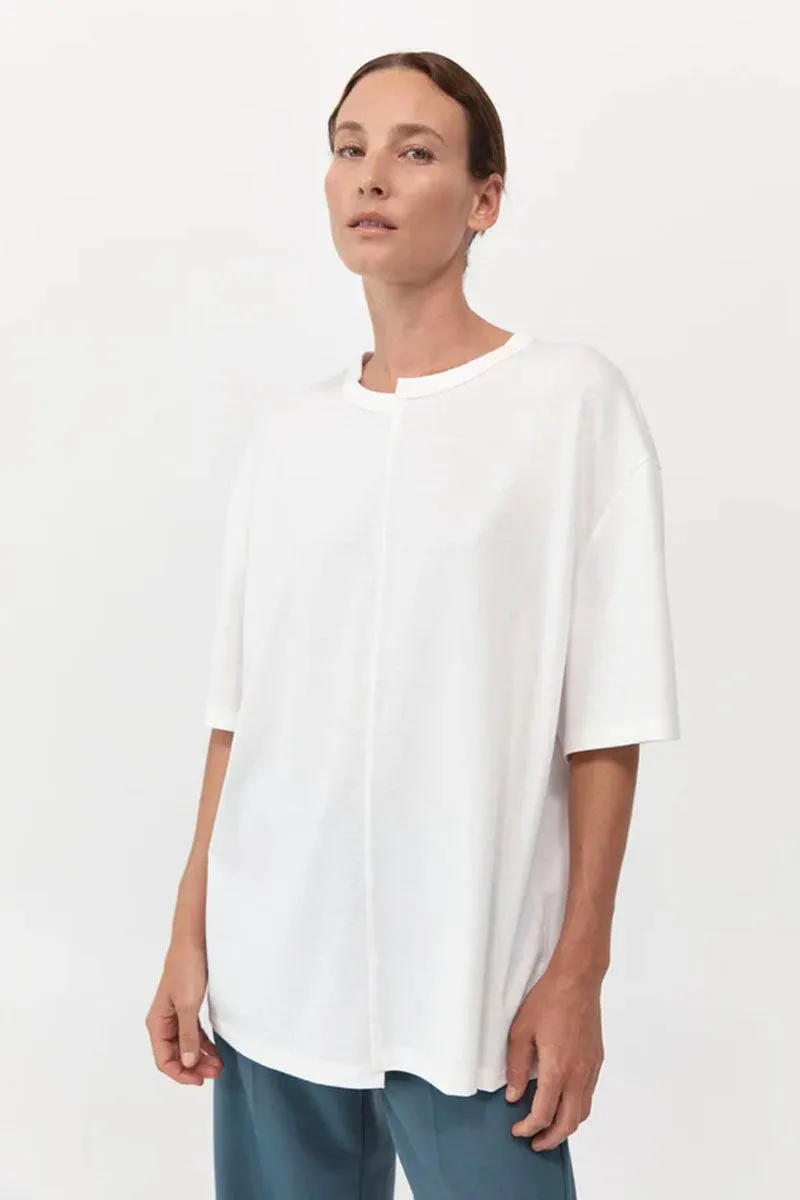 DECONSTRUCTED TSHIRT-WHITE