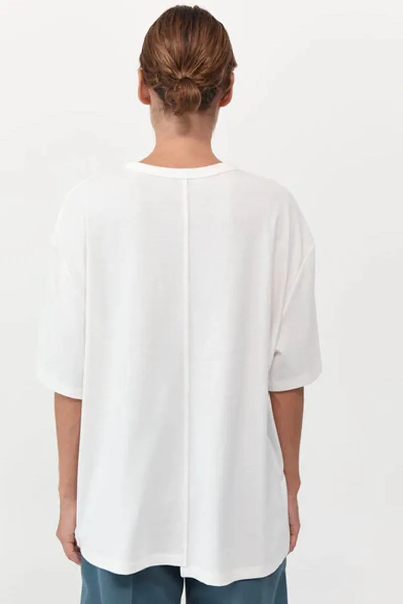 DECONSTRUCTED TSHIRT-WHITE