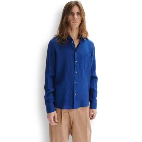 Delikatessen Feel Good Shirt D715/M12 cobalt blue linen