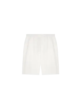 DNA Aloe Linen Long Shorts—off-white