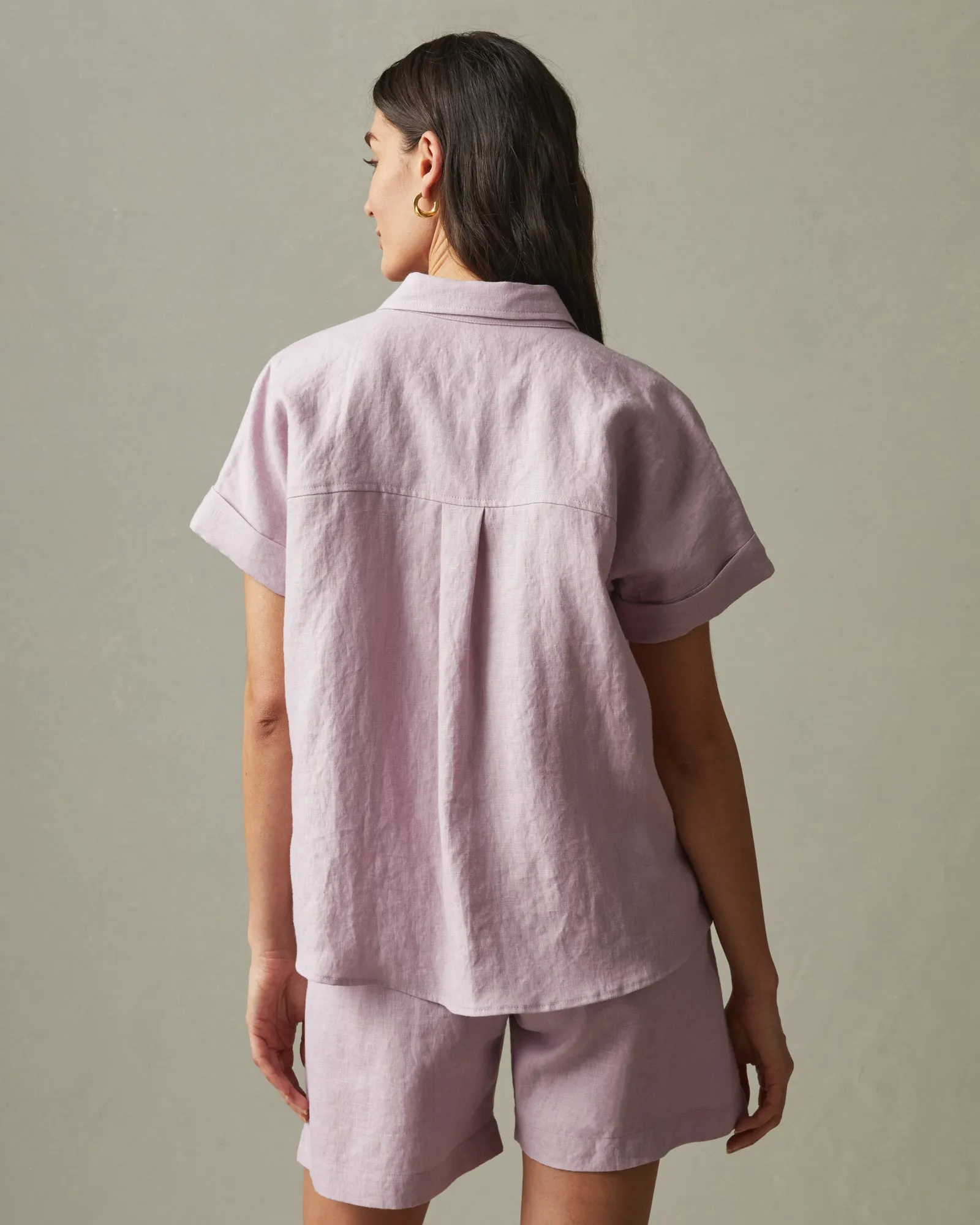 Easy Linen Shirt - Keepsake Lilac