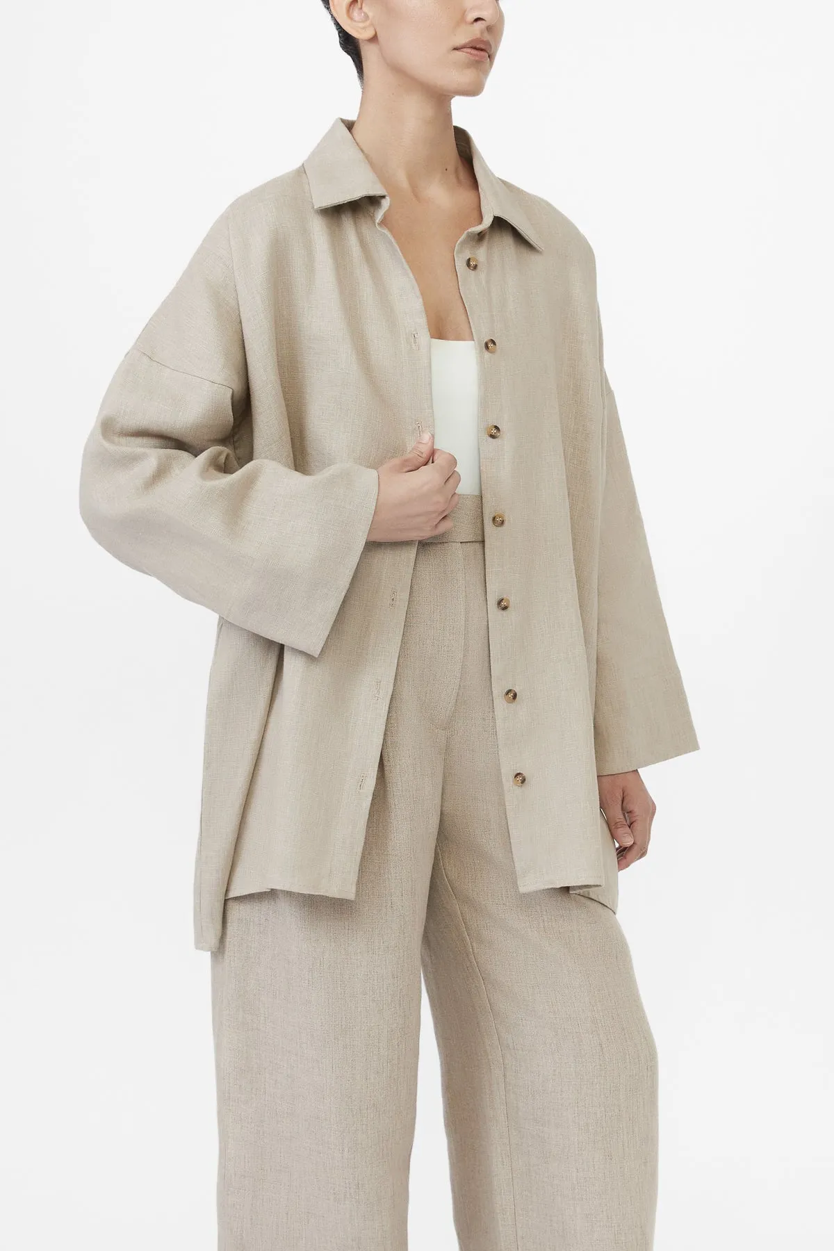 Essential Linen Oversized Shirt