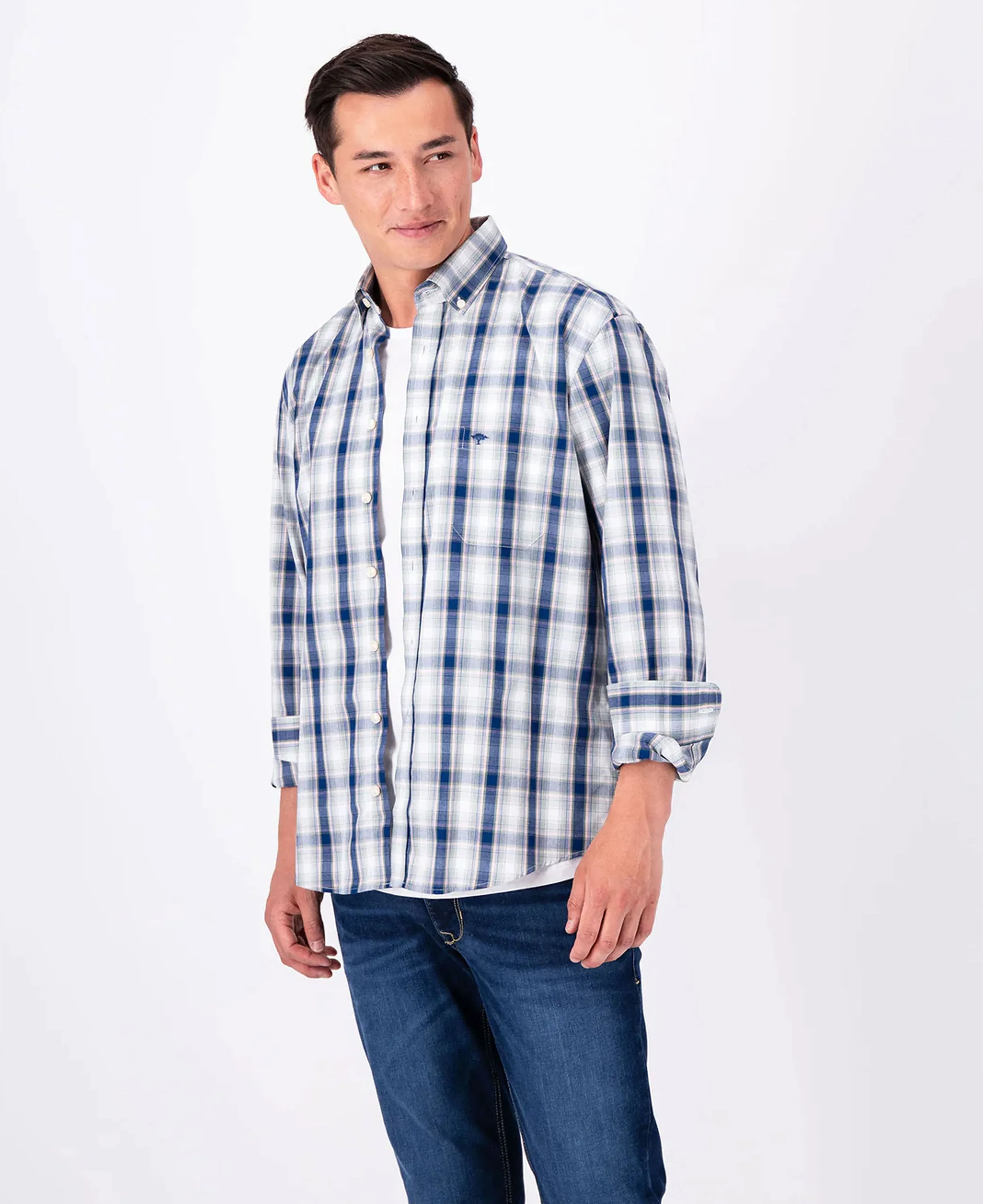 Fond Check Shirt - Pale Berry