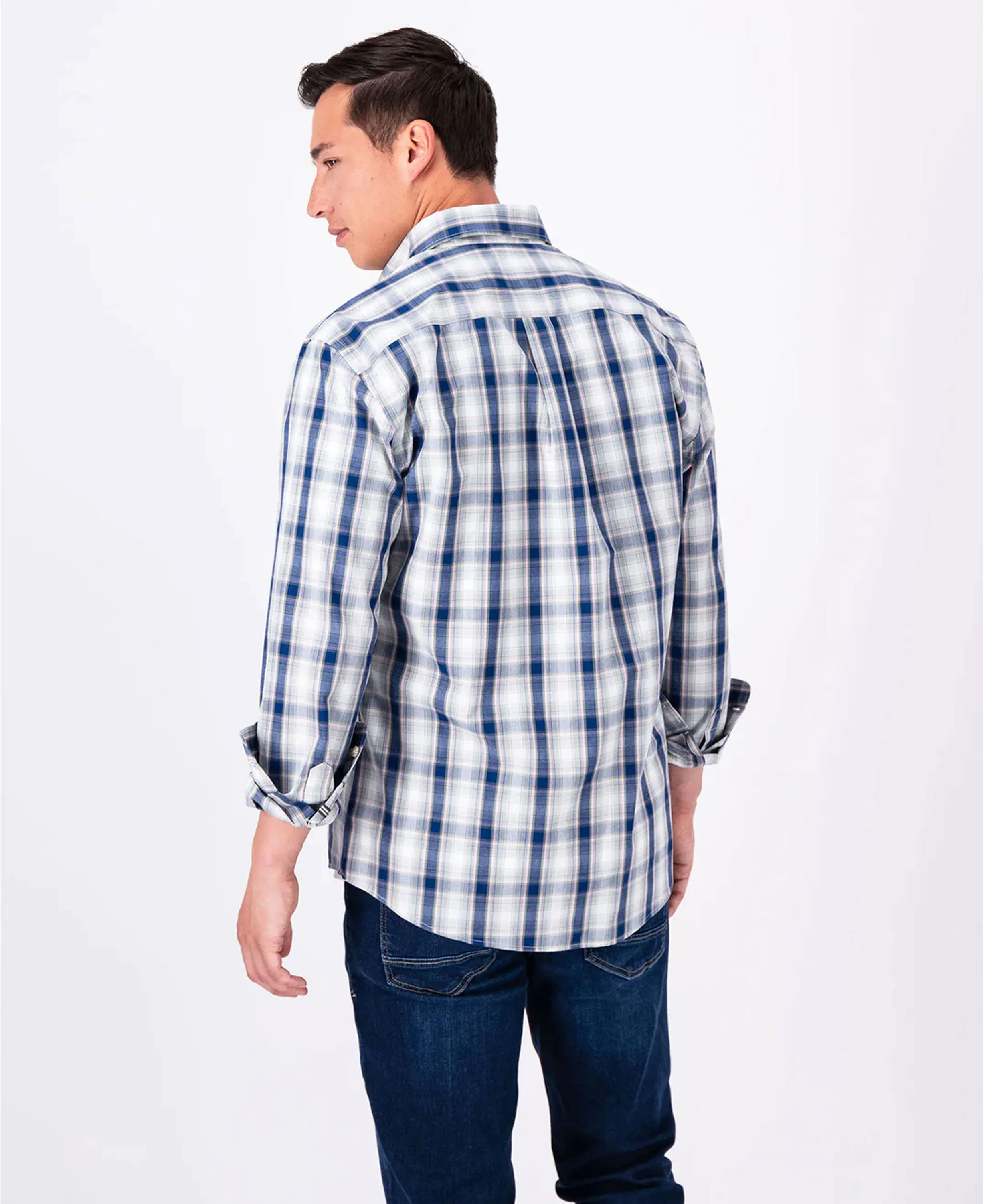 Fond Check Shirt - Pale Berry