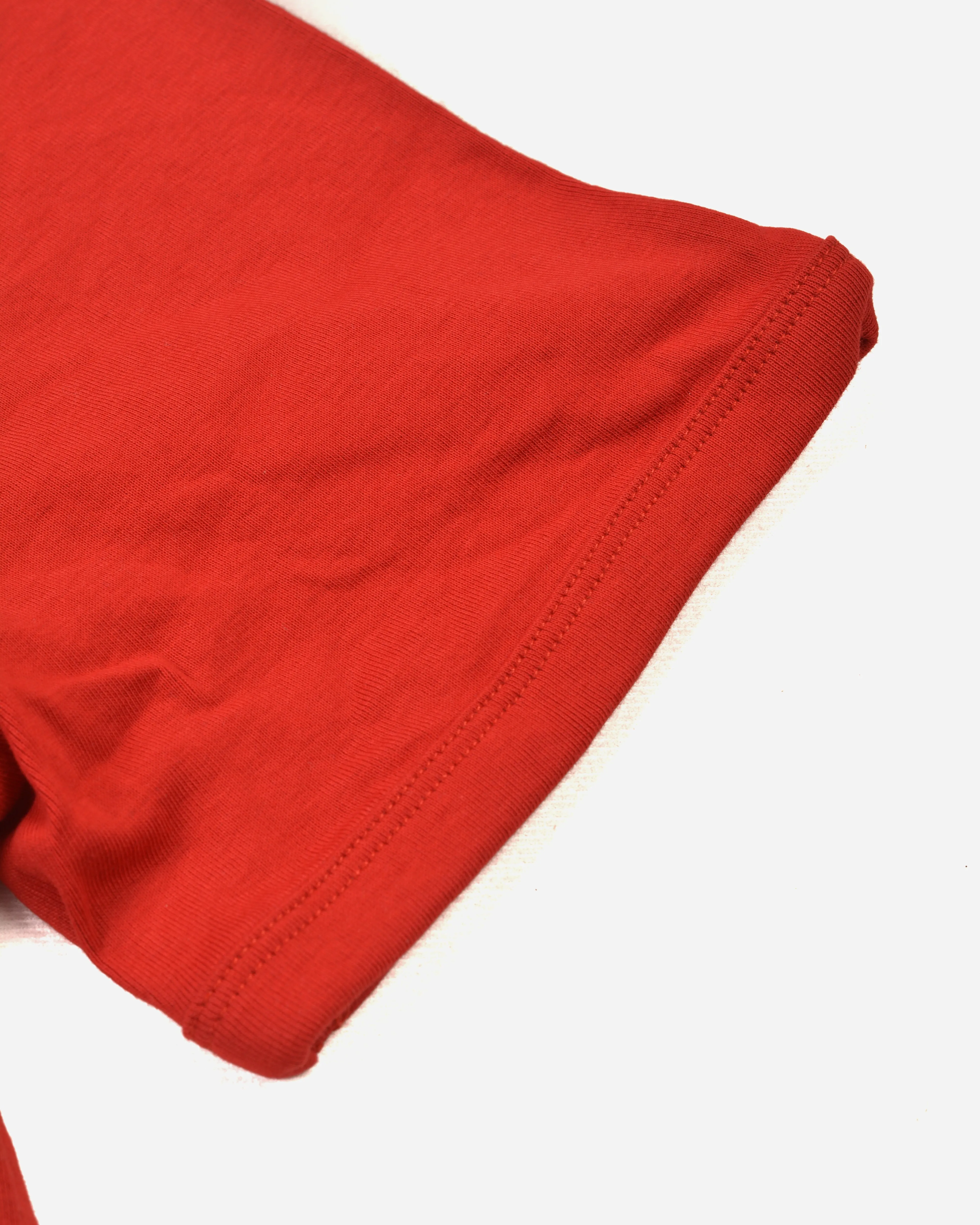 G STAR RAW Solid Crew-Neck T-shirt Red