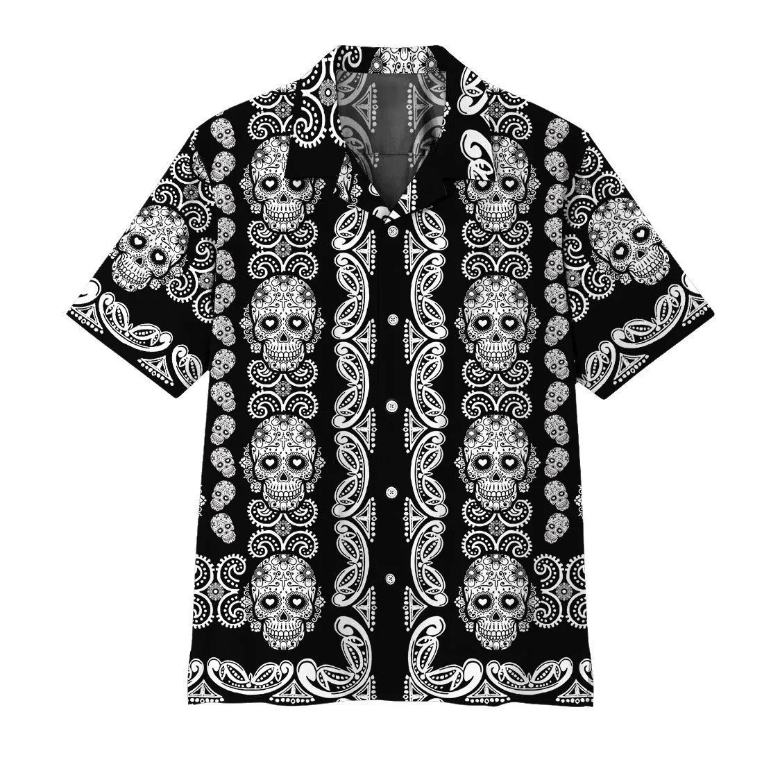 Gearhuman 3D Calavera Hawaii Shirt