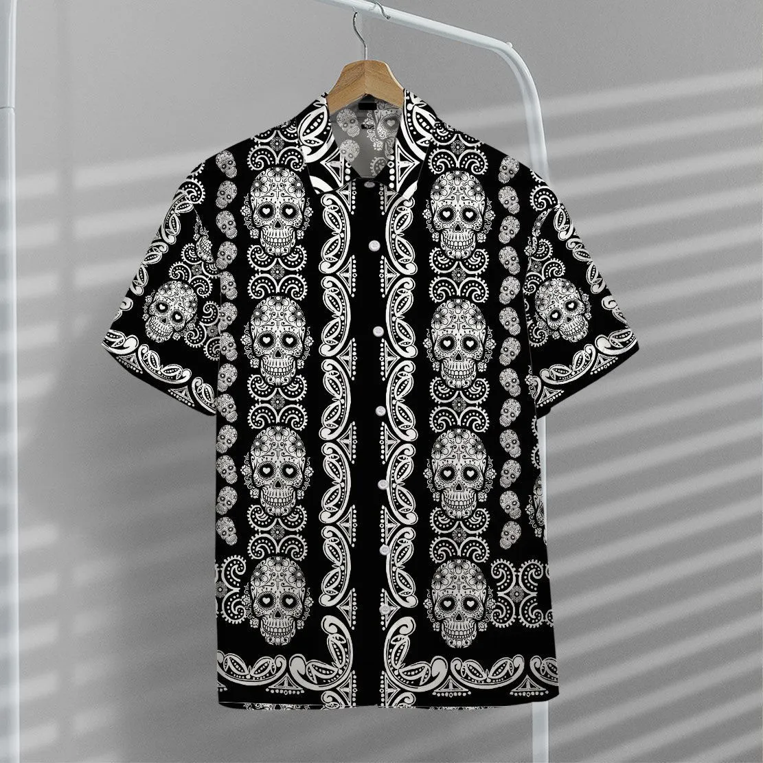 Gearhuman 3D Calavera Hawaii Shirt