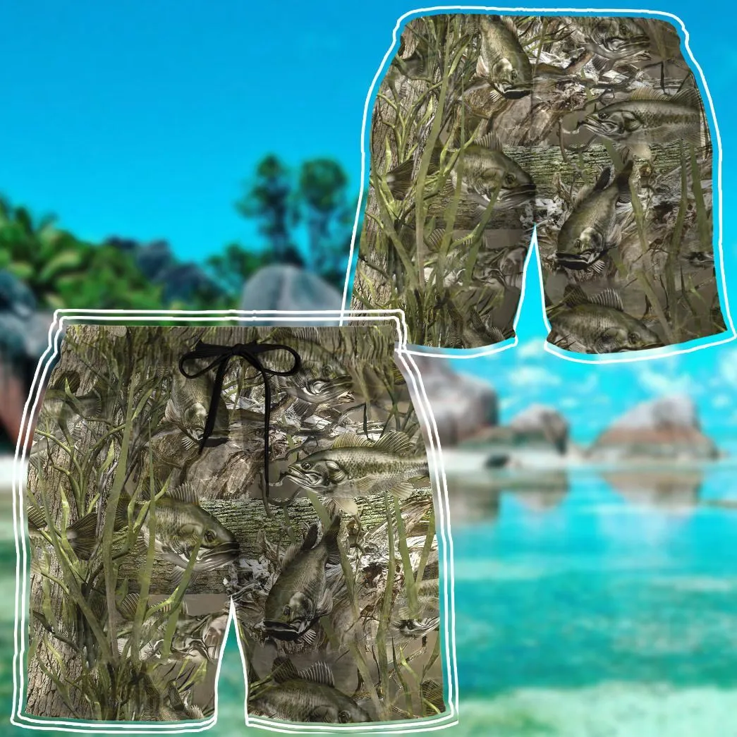 Gearhuman 3D Camo Fishing Hawaii Shirt